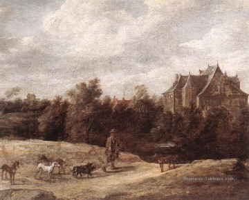  David Peintre - Retour de la chasse 1670 David Teniers le Jeune